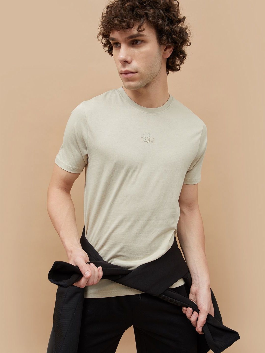 Kappa Men Graphic Printed Round Neck Cotton T-shirt