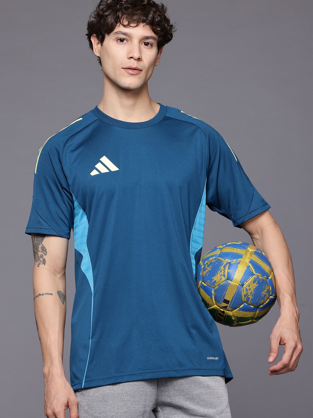 Buy ADIDAS Men TIRO25C Training Slim Fit Jersey - Tshirts for Men
