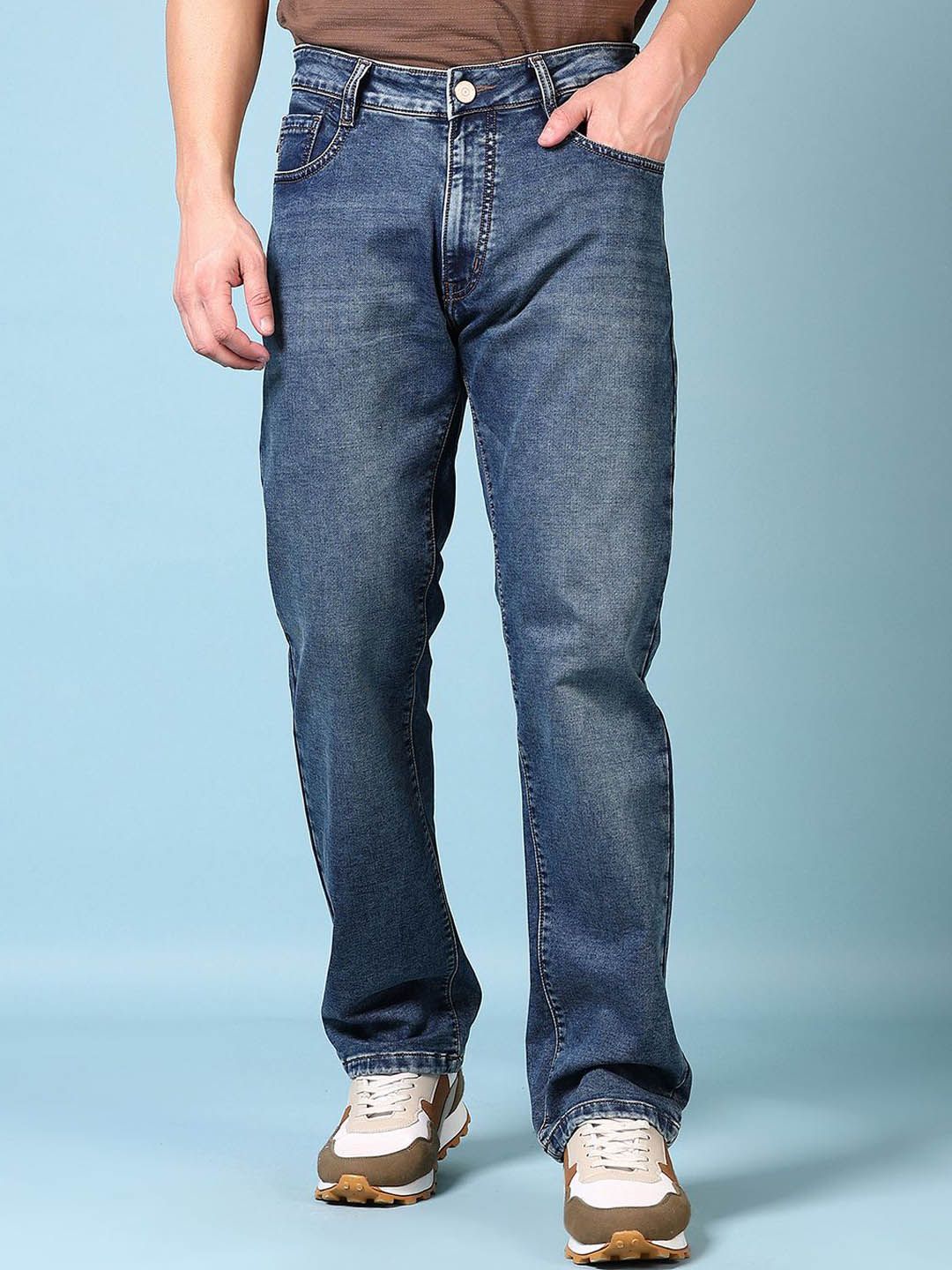 V-Mart Men Cotton Light Fade Stretchable Jeans