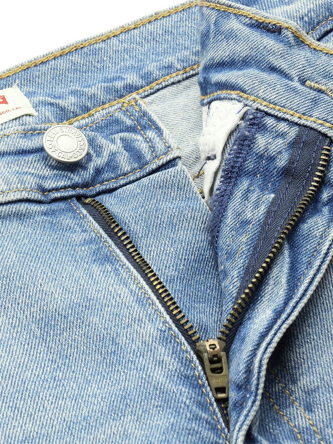 Blue Wedgie Straight Fit Mid Rise Jeans