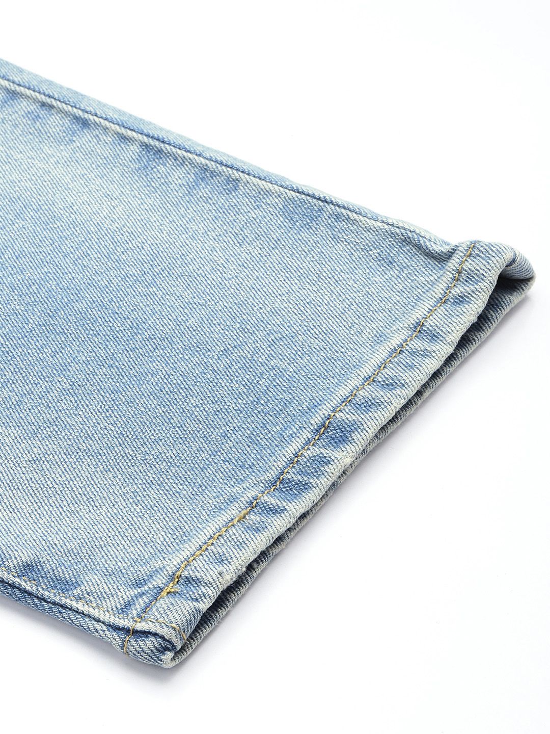 Blue Wedgie Straight Fit Mid Rise Jeans
