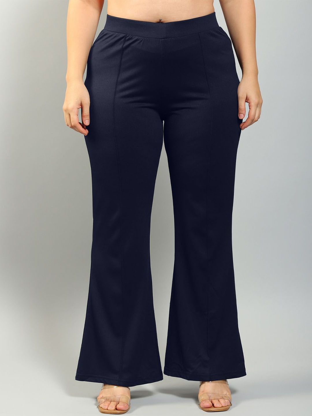 Plus Size Women Relaxed Wrinkle Free Trousers