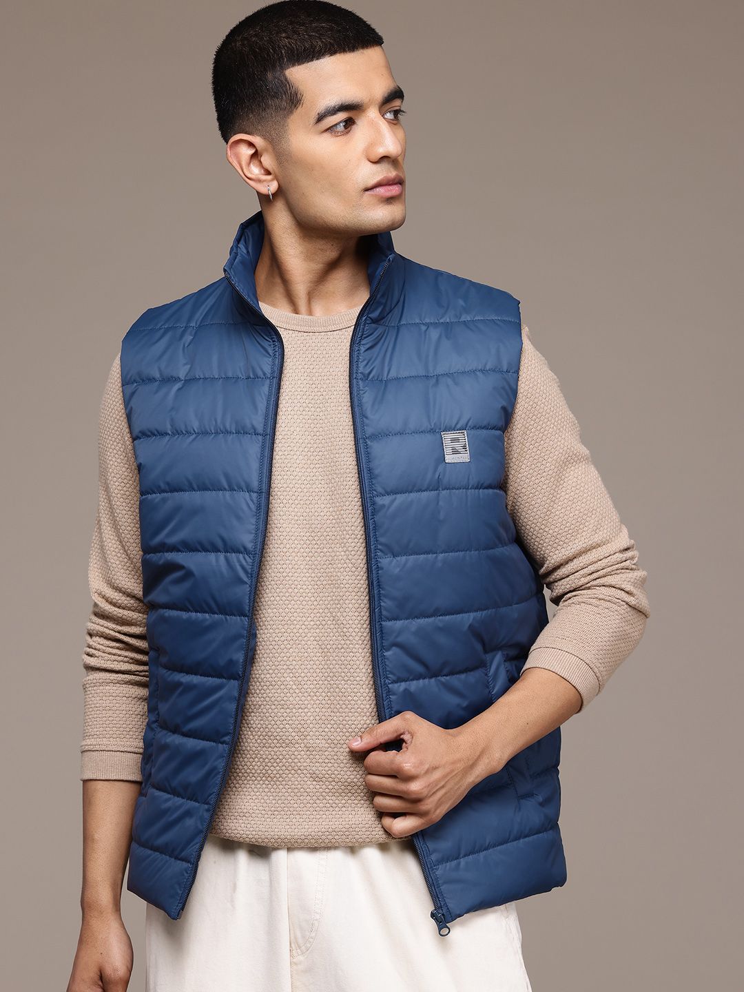 The Roadster Lifestyle Co. Lightweight Oversized Pockets Gilet Jacket