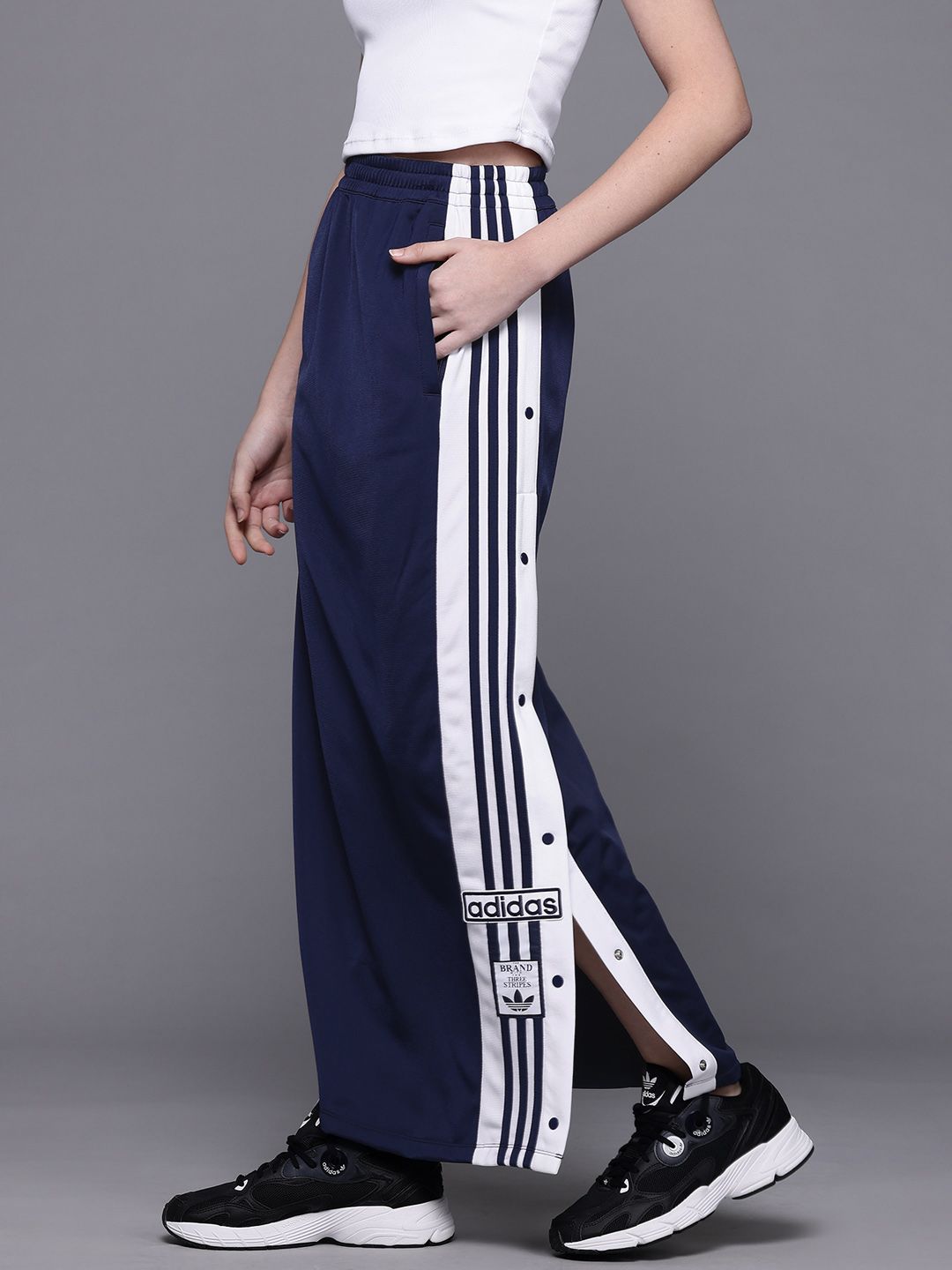 Buy ADIDAS Originals Side Striped Maxi Length Skirt - Skirts for
