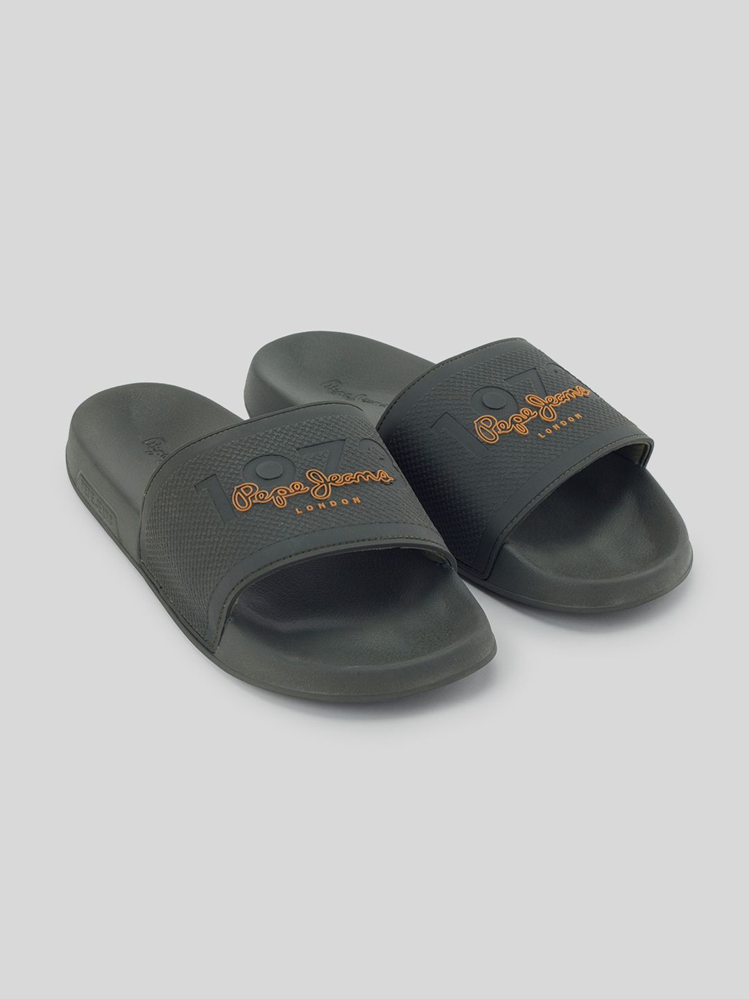 Pepe Jeans Men Printed Sliders