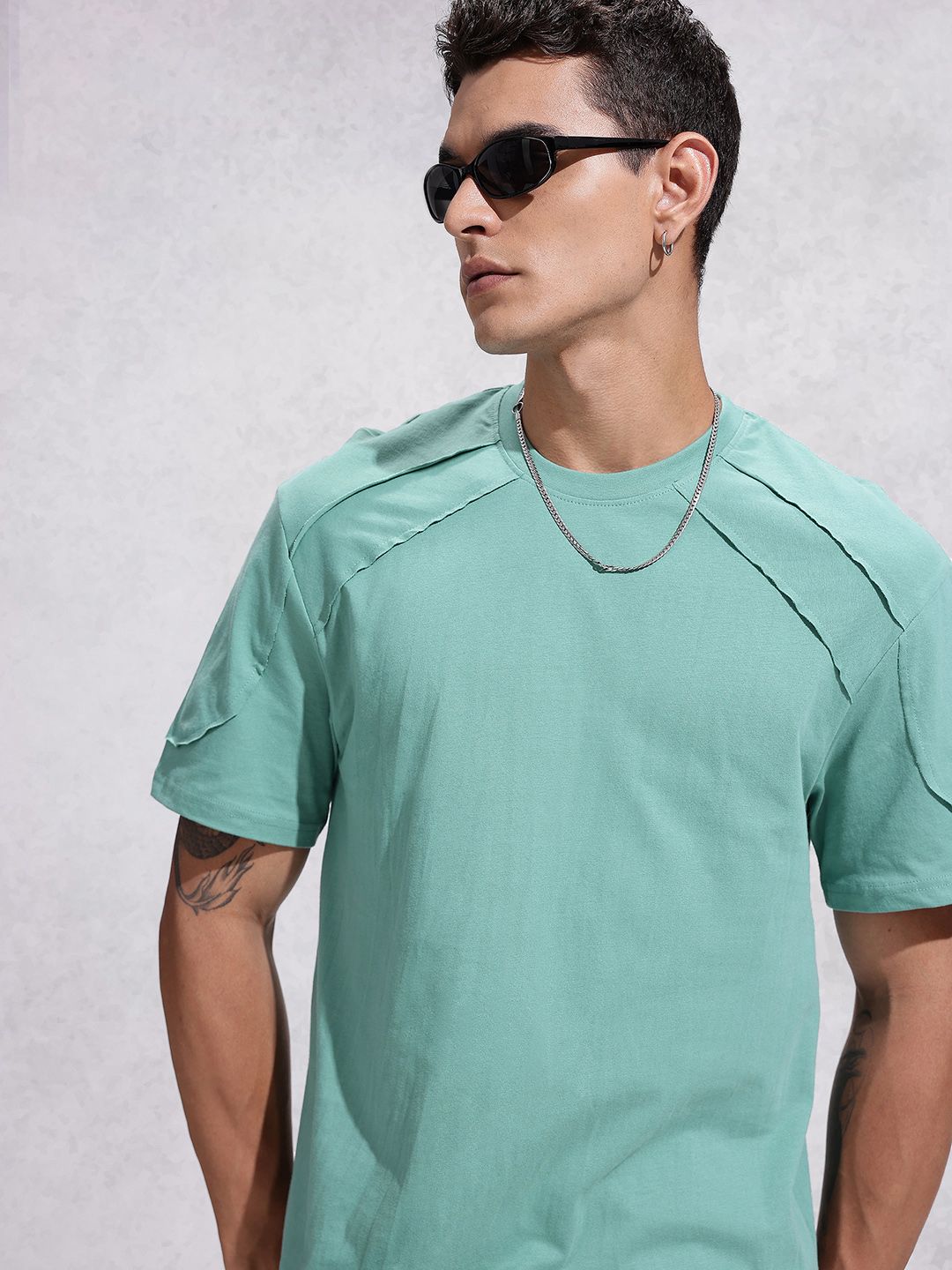 WROGN Pure Cotton Oversized T-shirt