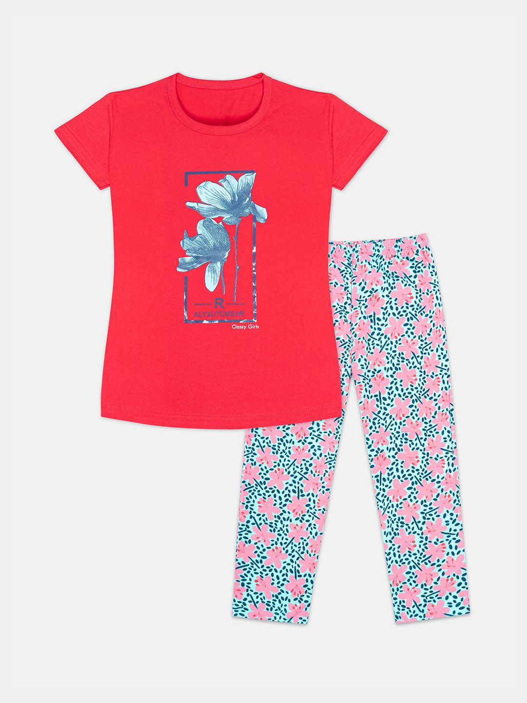 Tee Weavers Girls Printed Night suit