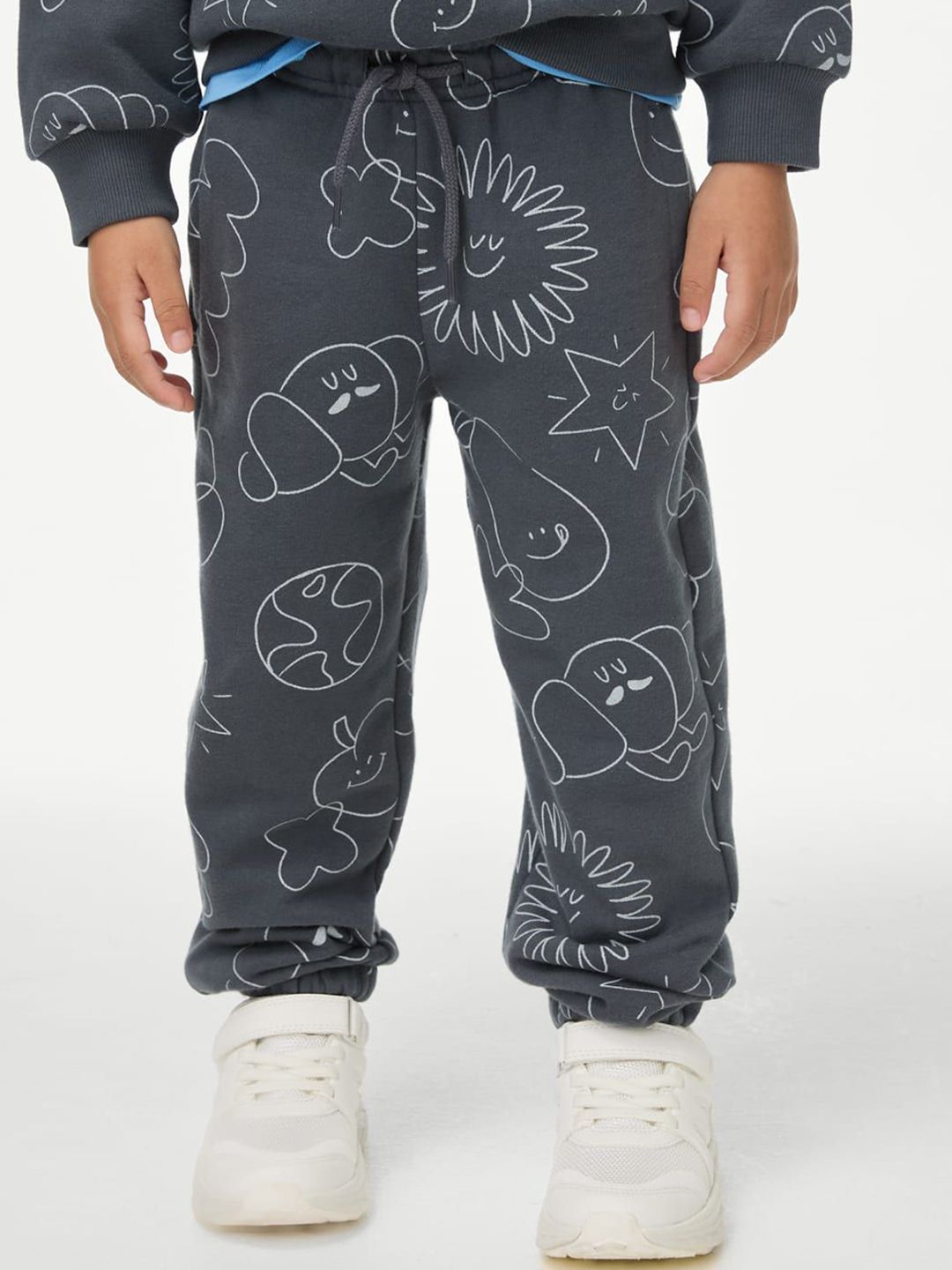 Marks & Spencer Marks & Spencer Boys Rich Doodle Printed Joggers