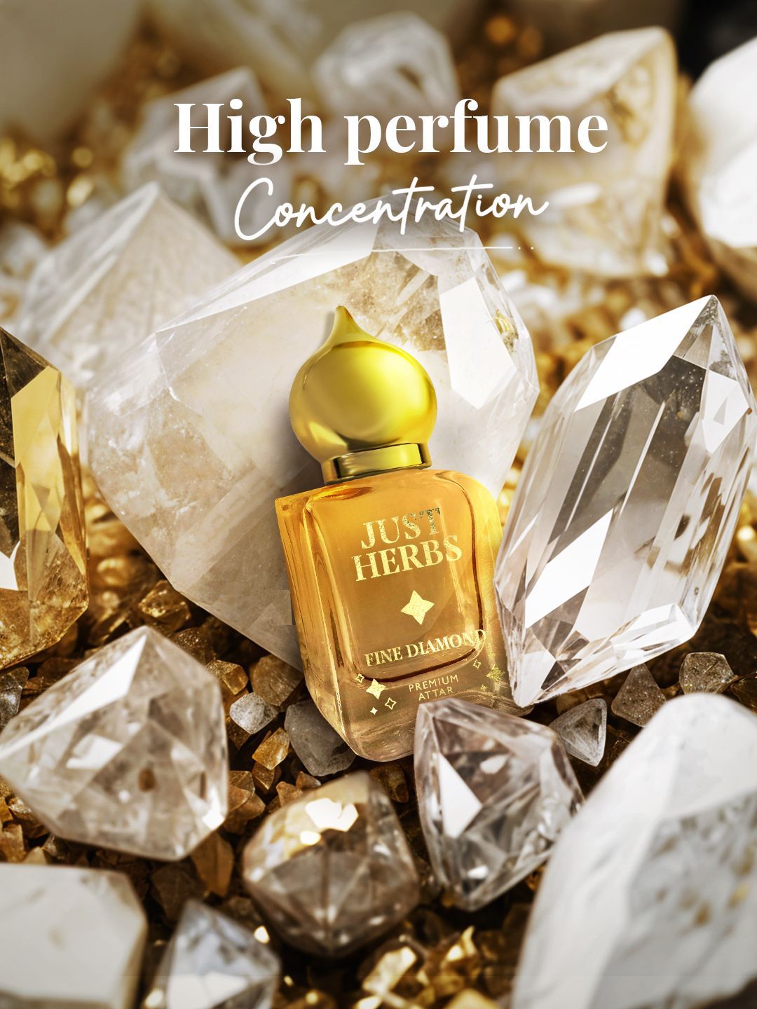 Buy Just Herbs Fine Diamond Premium Non-Alcoholic Long Lasting