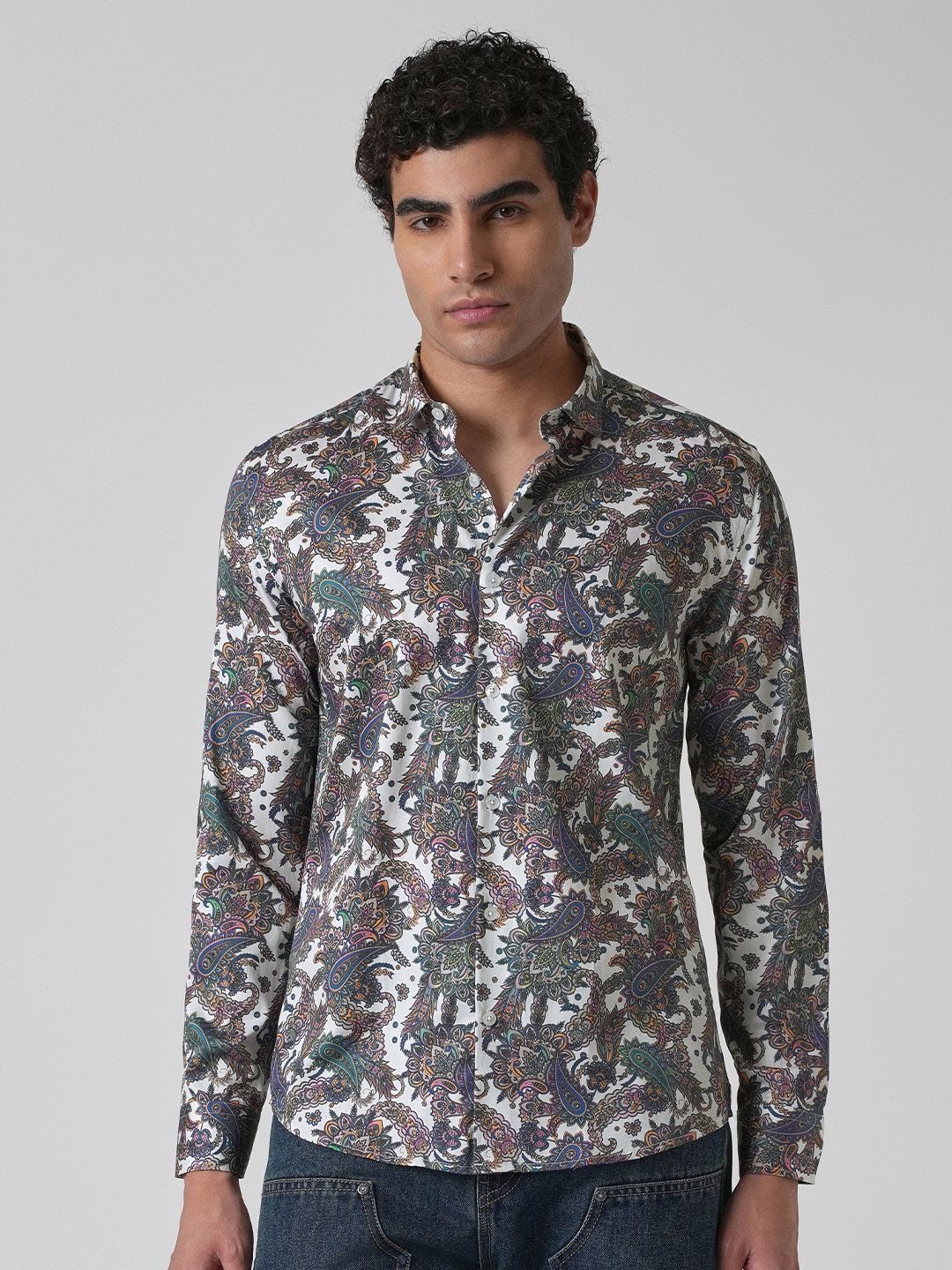Banana Club Banana Club Men Relaxed Slim Fit Floral Opaque Printed Casual Shirt