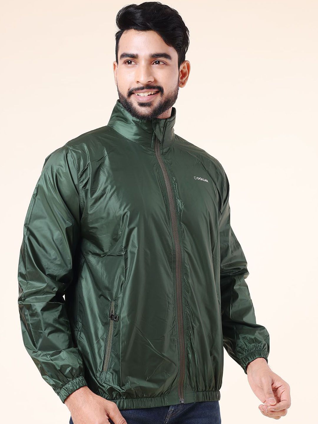 Buy Dollar Men Light Weight Breathable Windcheater Jacket with UV