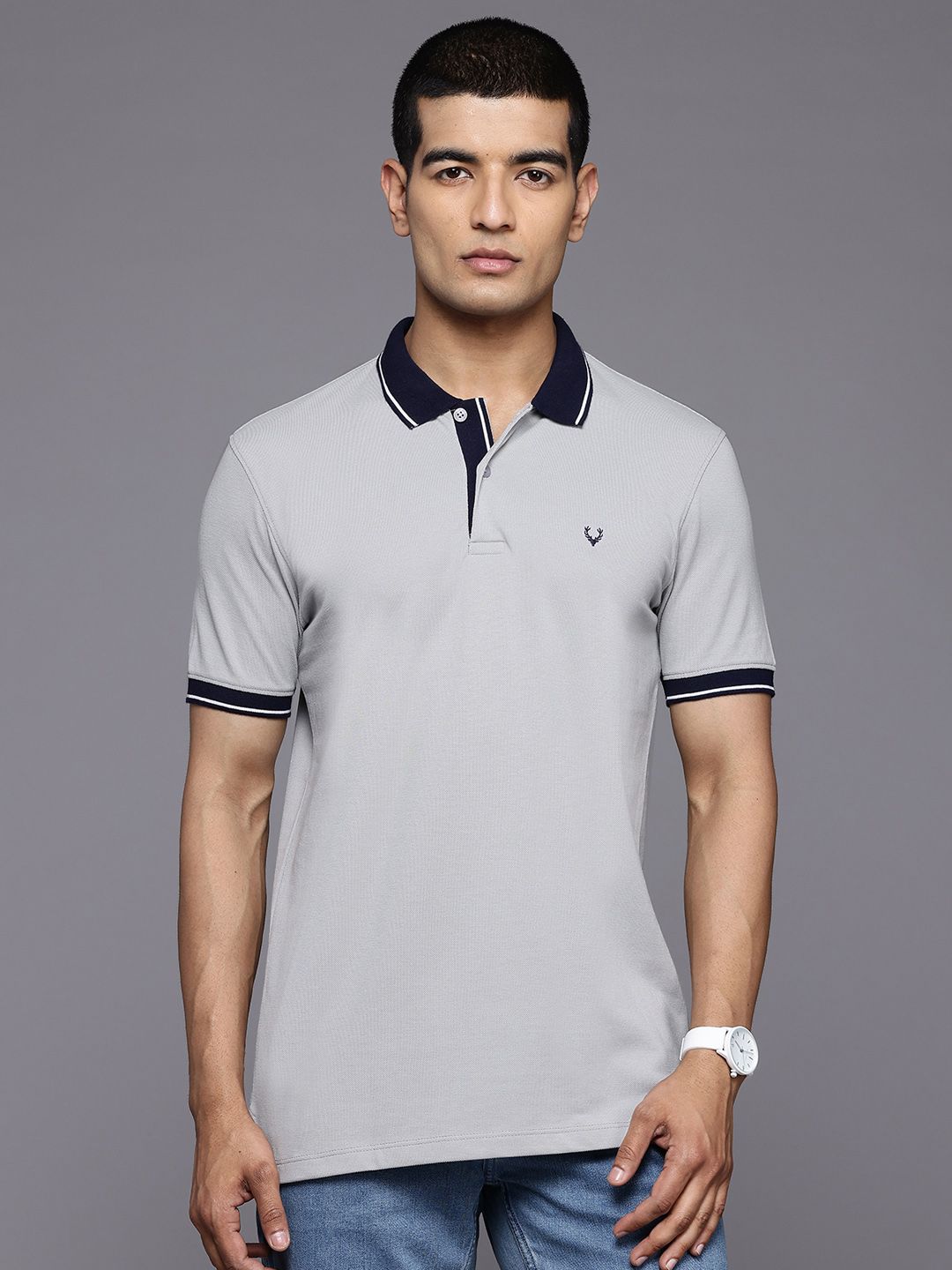 Allen Solly Men Polo Collar T-shirt