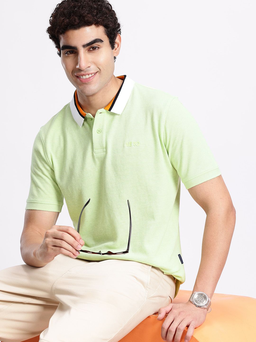 Aeropostale Polo Collar Pure Cotton T-shirt