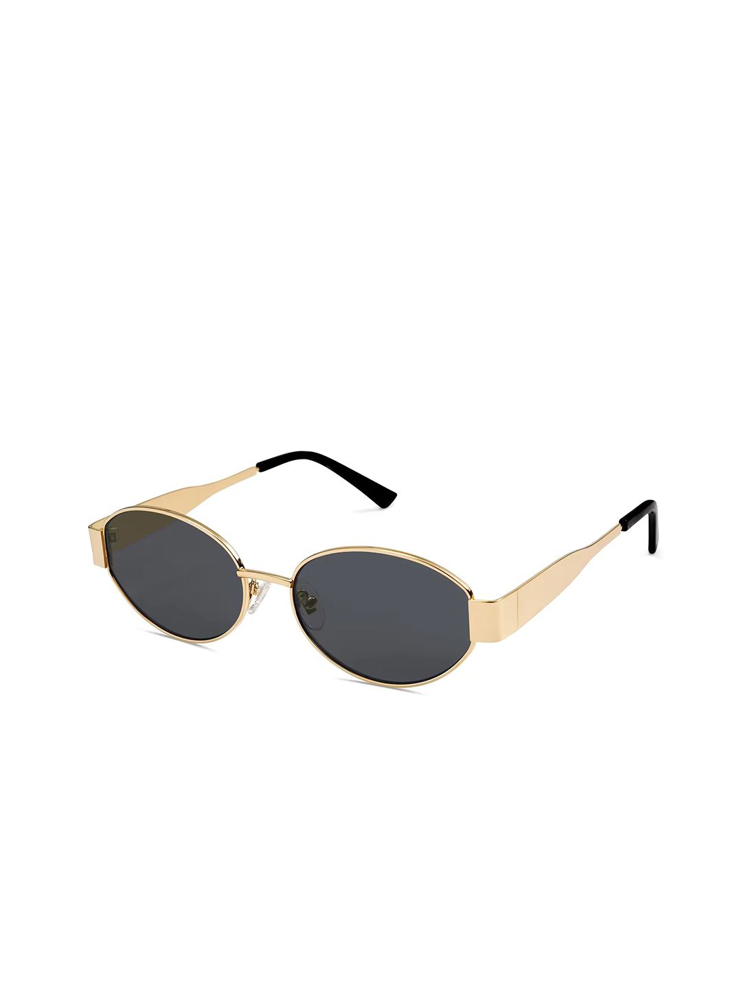Dervin Women Retro Oval Sunglasses with UV Protected Lens DRVN762