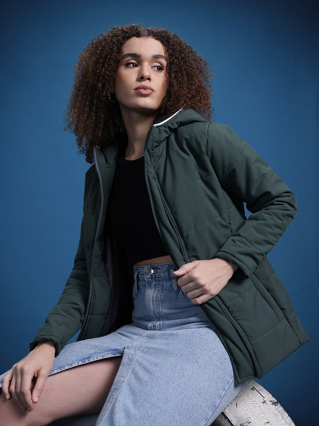 The Roadster Lifestyle Co. Windcheater and Water Resistant Padded Jacket