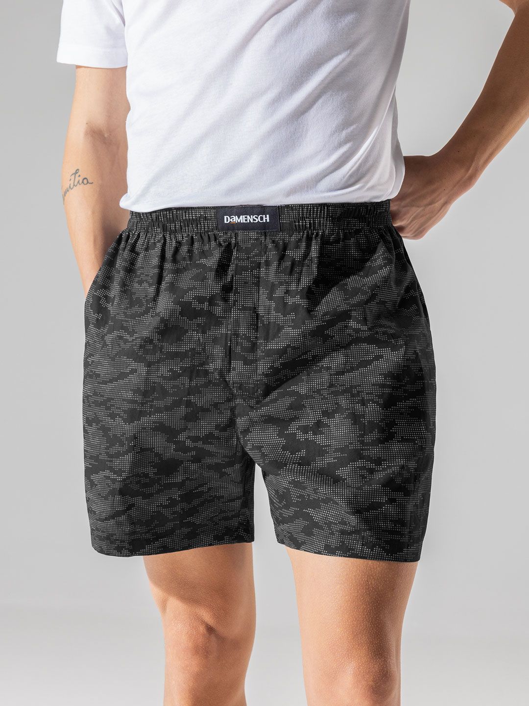 DAMENSCH Men Printed Pure Cotton Boxer Shorts