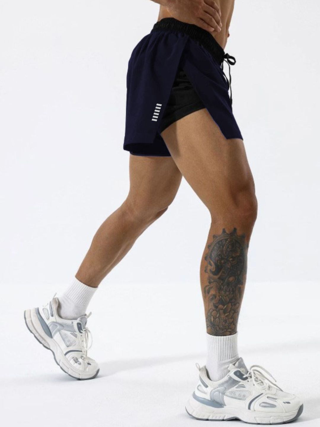 MASCARI Men High-Rise Training or Gym Sports Shorts with Dri-FIT Technology
