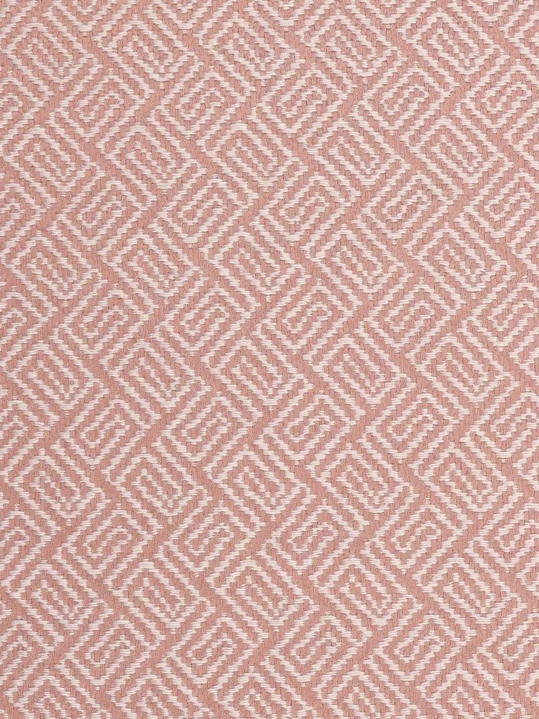 Ariana Ariana Mirage Pink & White Geometric Printed Door Curtain