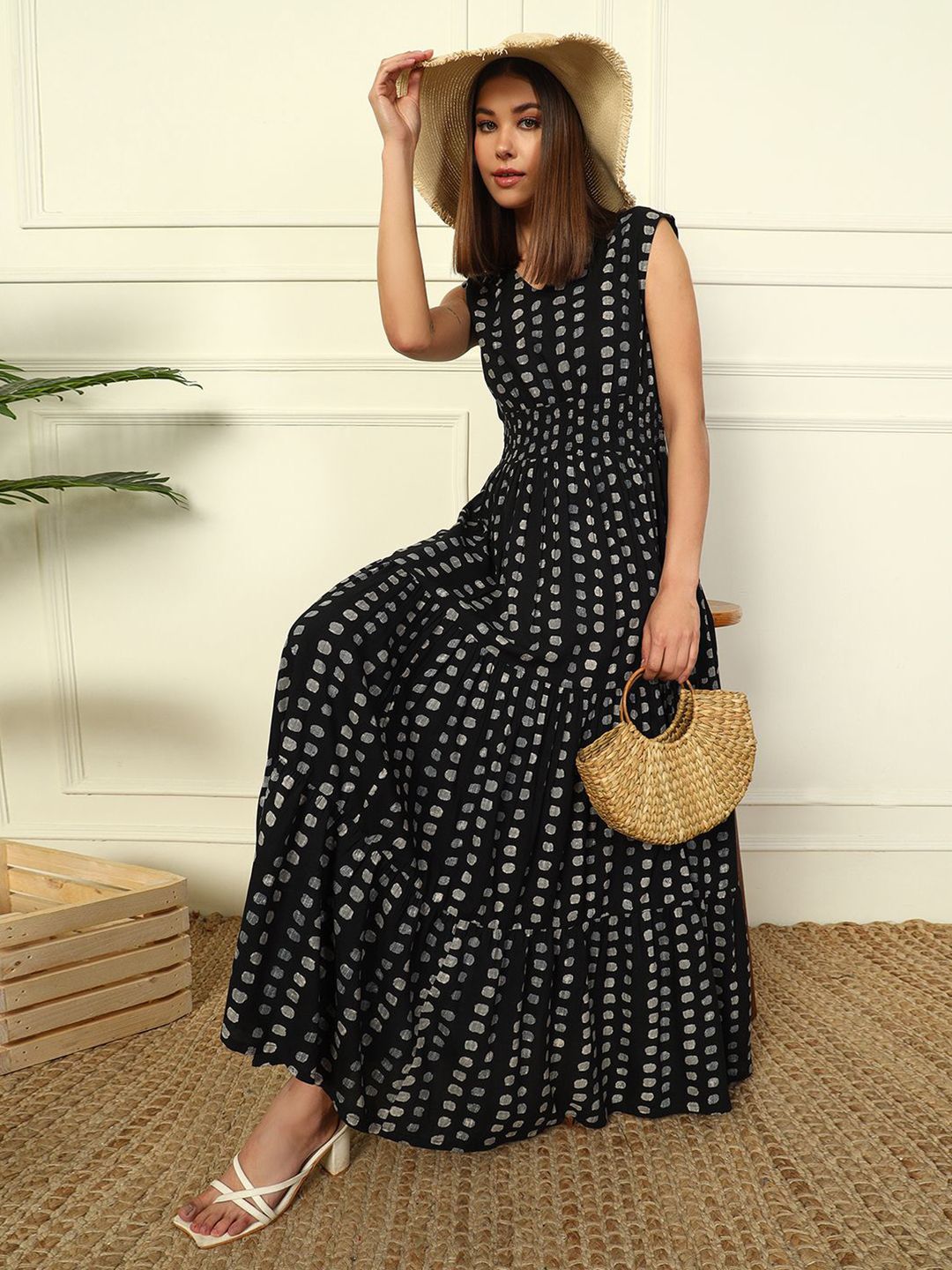 Buy R.Code by The Roadster Life Co. Women Polka Dot Tiered Fit