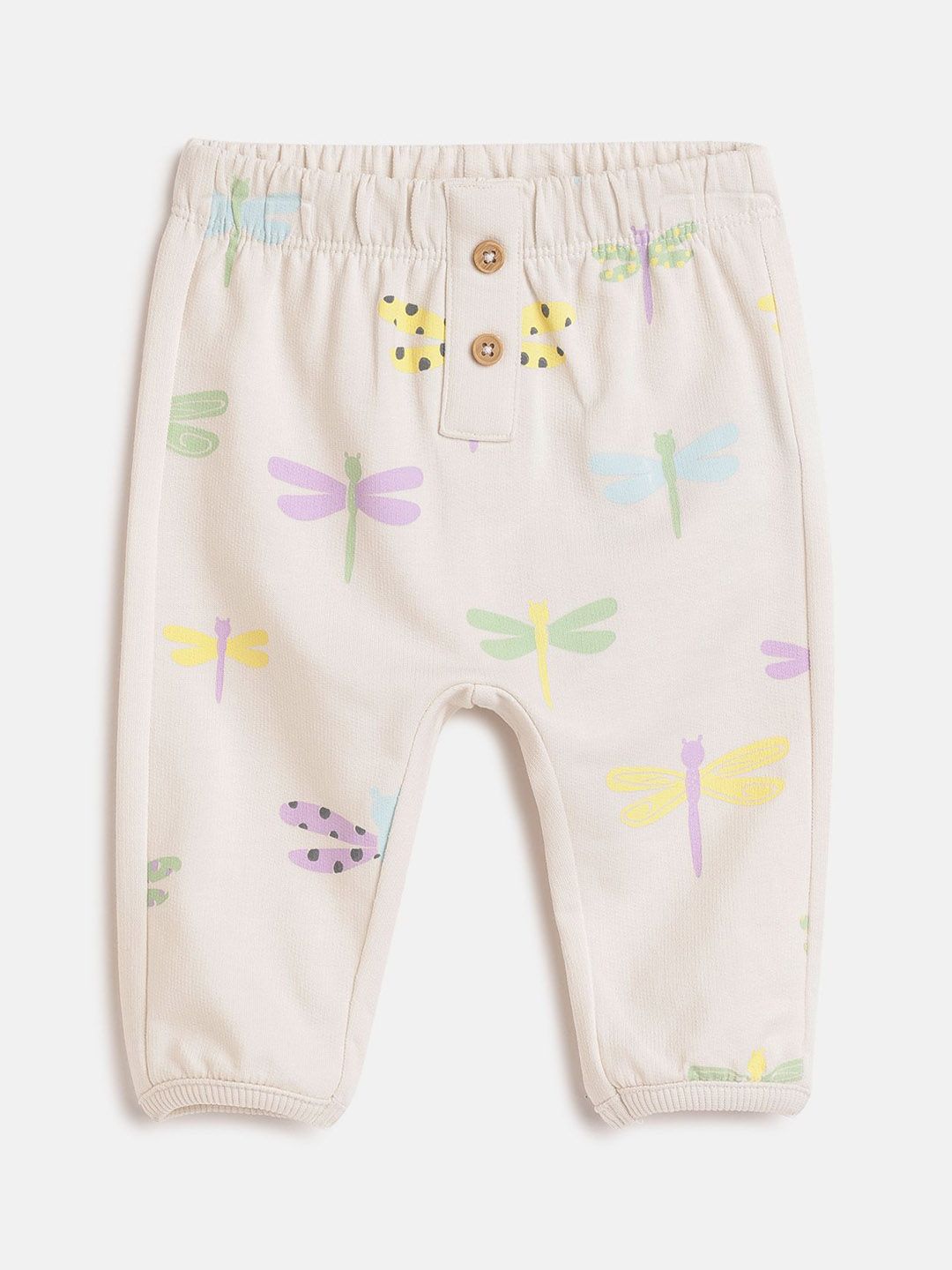 Chicco Girls Printed Relaxed Joggers Trousers