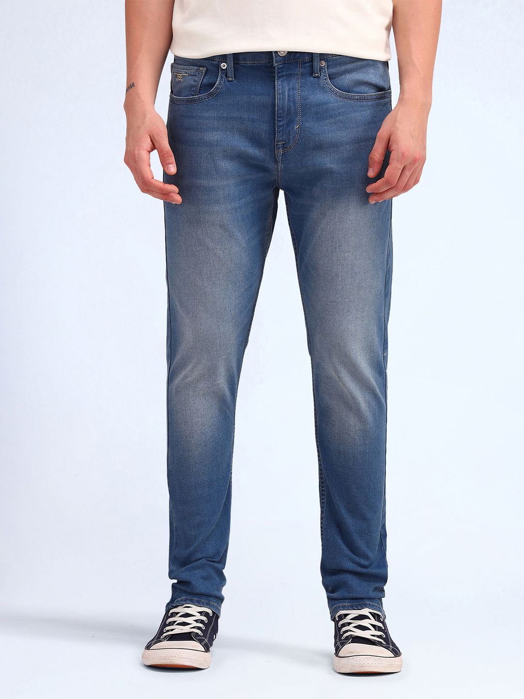 Flying Machine Men Slim Fit Light Fade Jeans