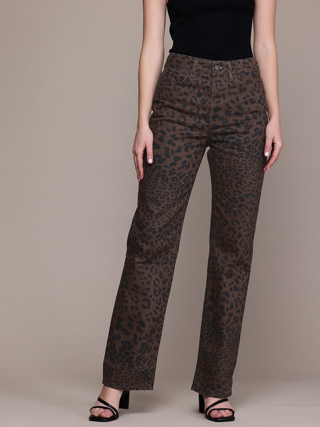 90s target leopard jeans
