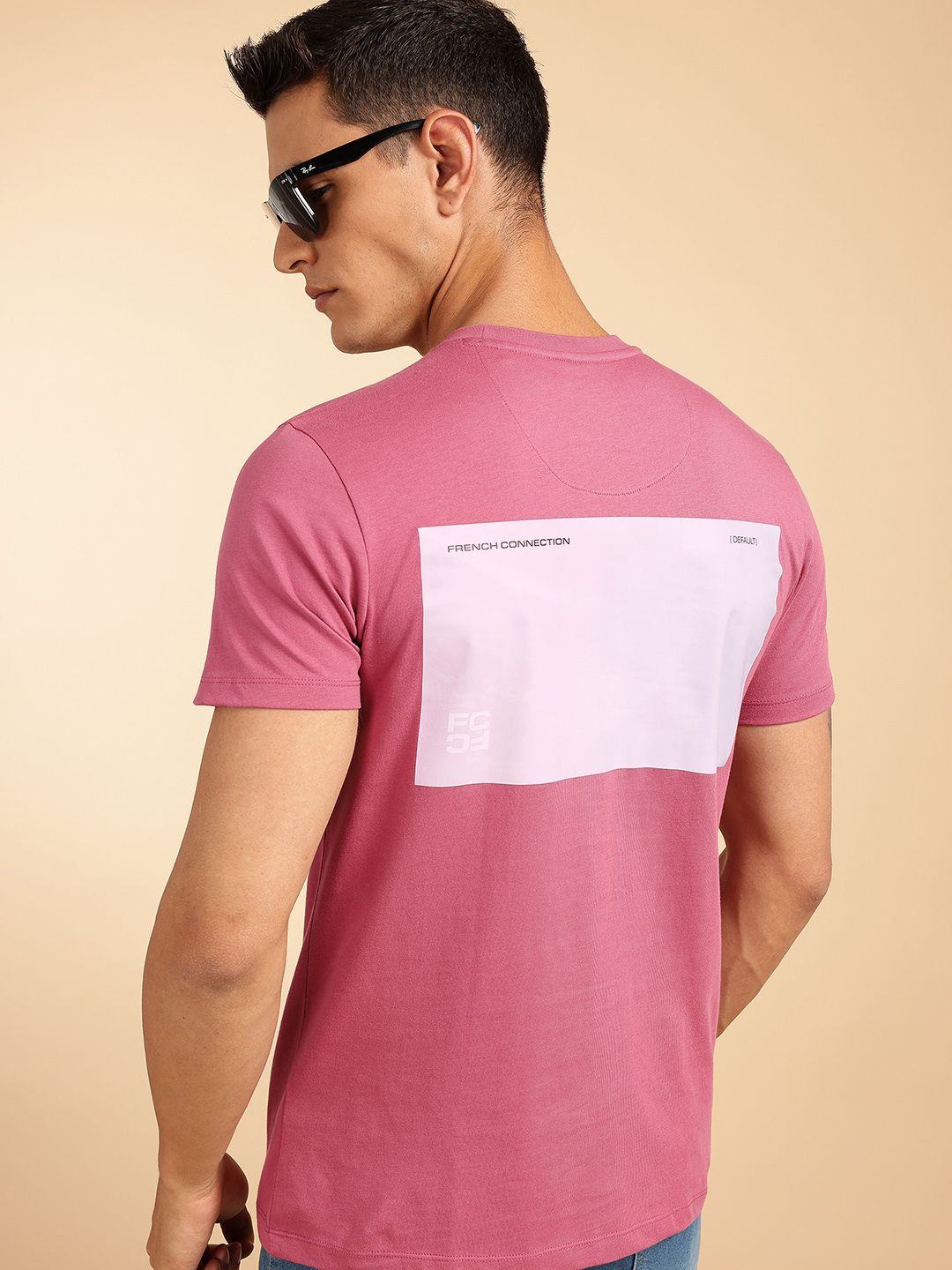 French Connection Graphic Printed Pure Cotton T-shirt