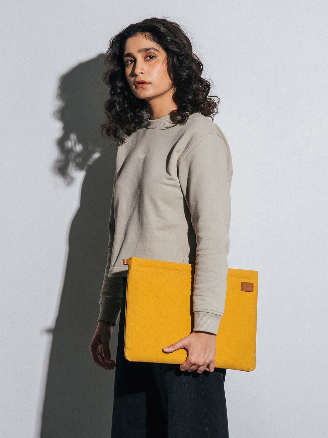 Unisex Skipper Sleeve DailyObjects Mustard Skipper Sleeve Medium For MacBook Air/Pro 33.02cm (13 inch)