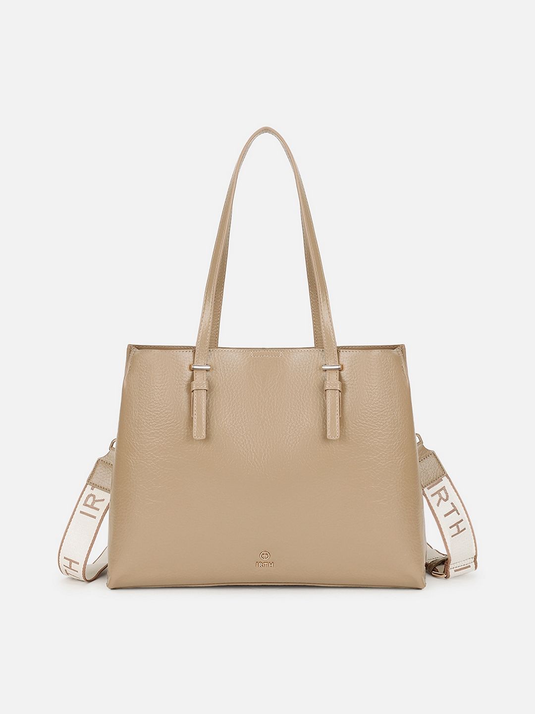 Buy IRTH by House of Titan Mocha Mousse Hazelnut Tote Bag