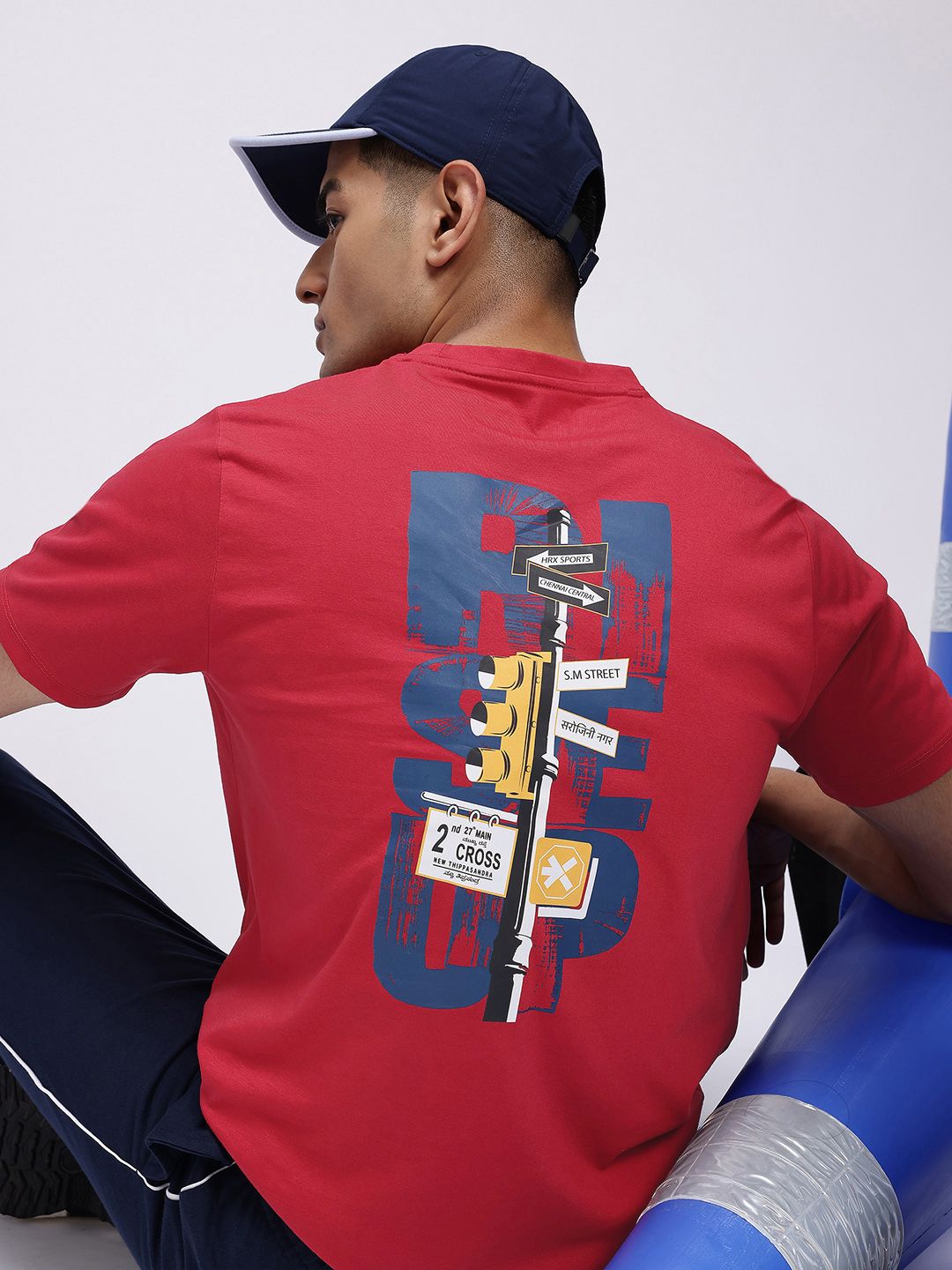 HRX by Hrithik Roshan Typography & Graphic Printed Lifestyle T-shirt