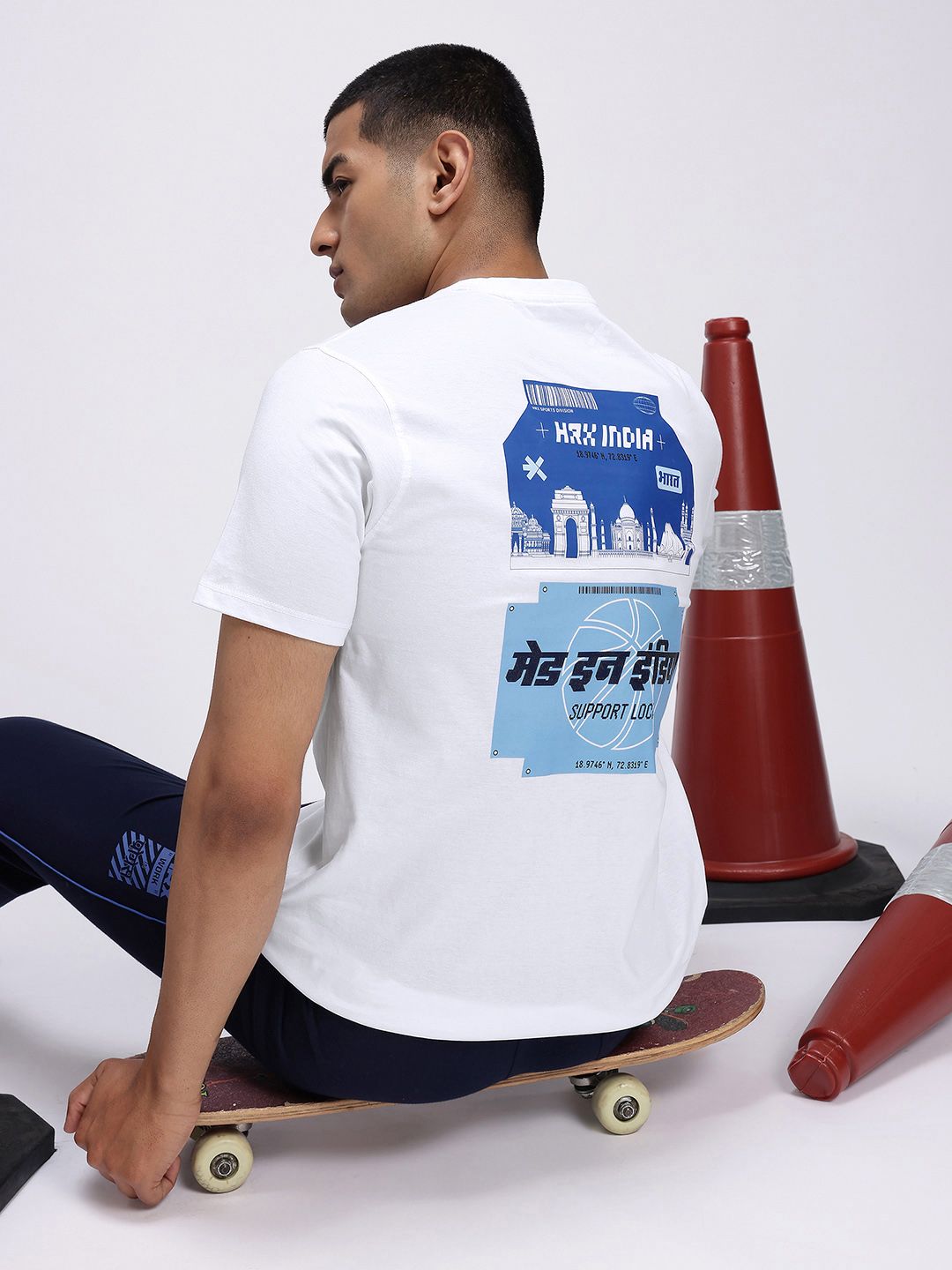 HRX by Hrithik Roshan Men Pure Cotton Printed T-shirt