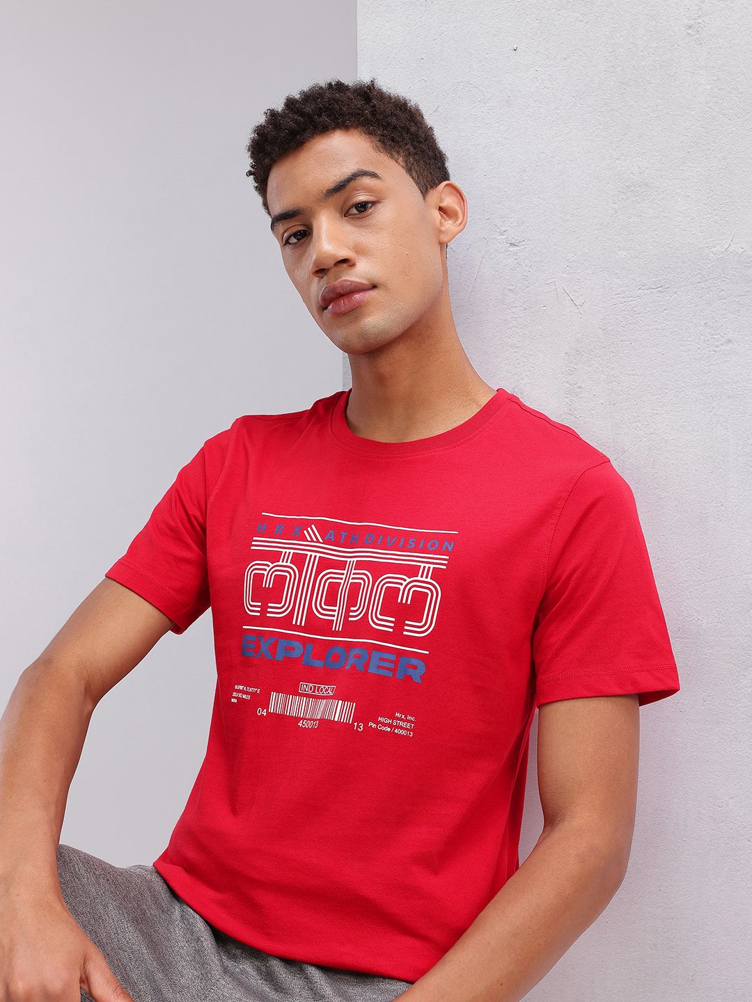 HRX by Hrithik Roshan Typography Printed Lifestyle T-shirt