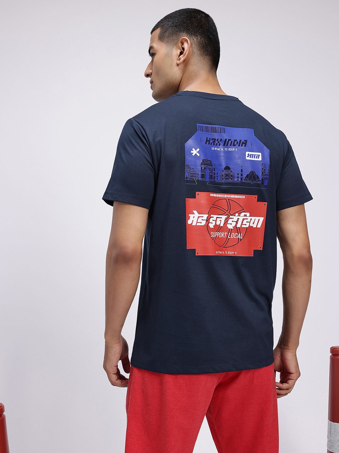 HRX by Hrithik Roshan Men Pure Cotton Printed T-shirt