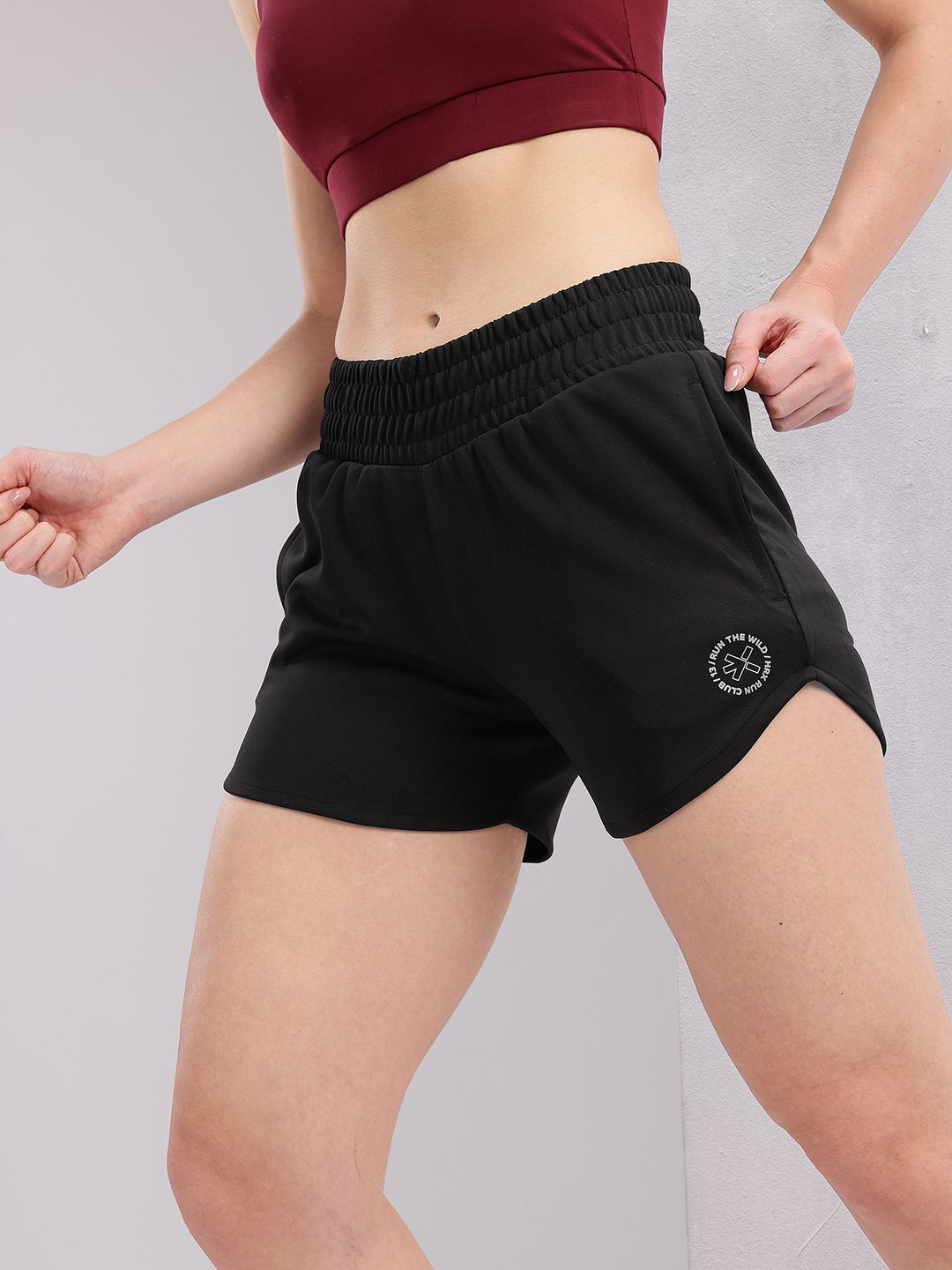 Women Rapid-Dry Running Shorts HRX by Hrithik Roshan Women Rapid-Dry Running Shorts