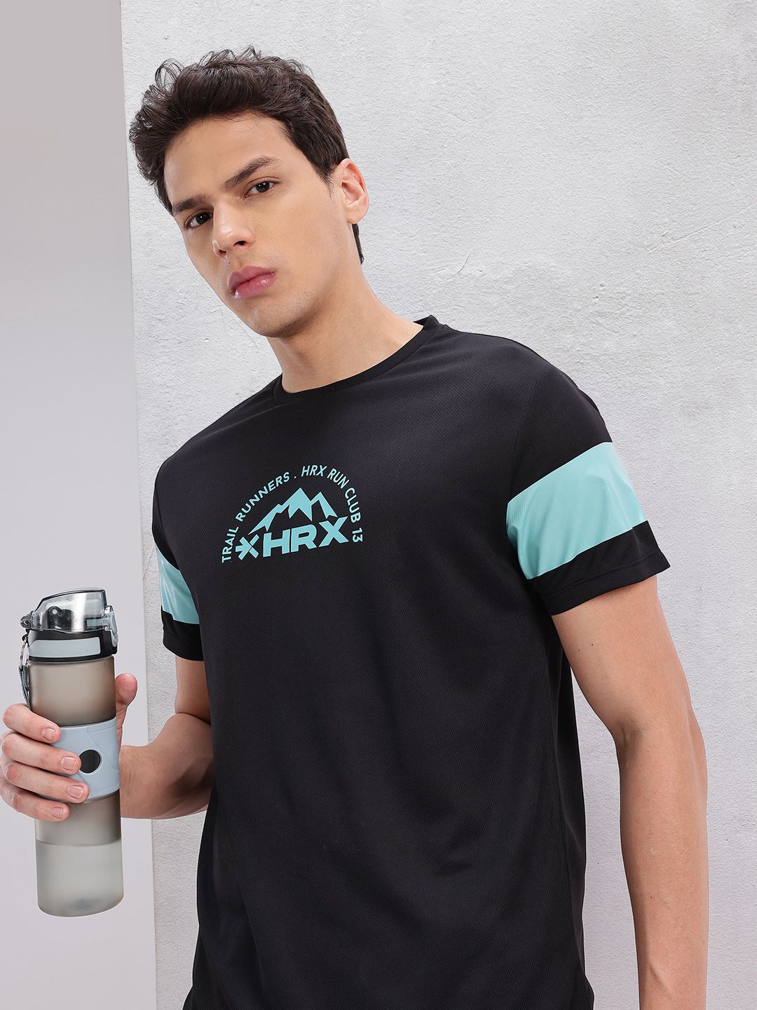 HRX by Hrithik Roshan Typography Printed Running T-shirt