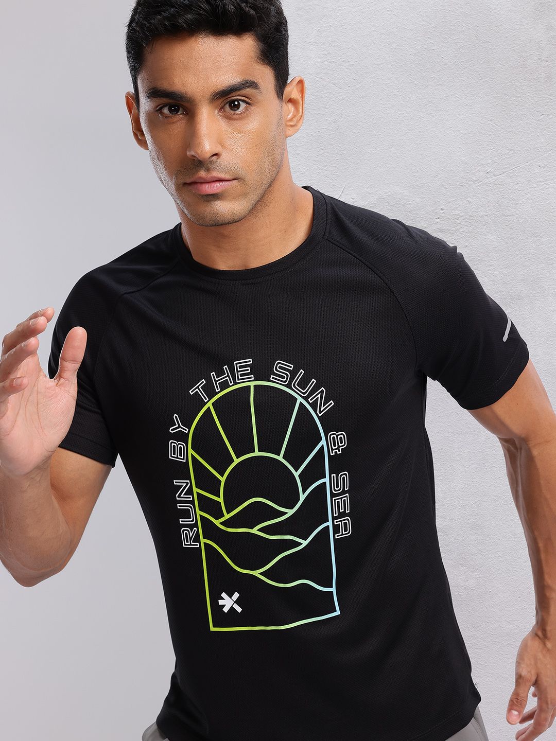 HRX by Hrithik Roshan Printed Rapid-Dry Running T-shirt