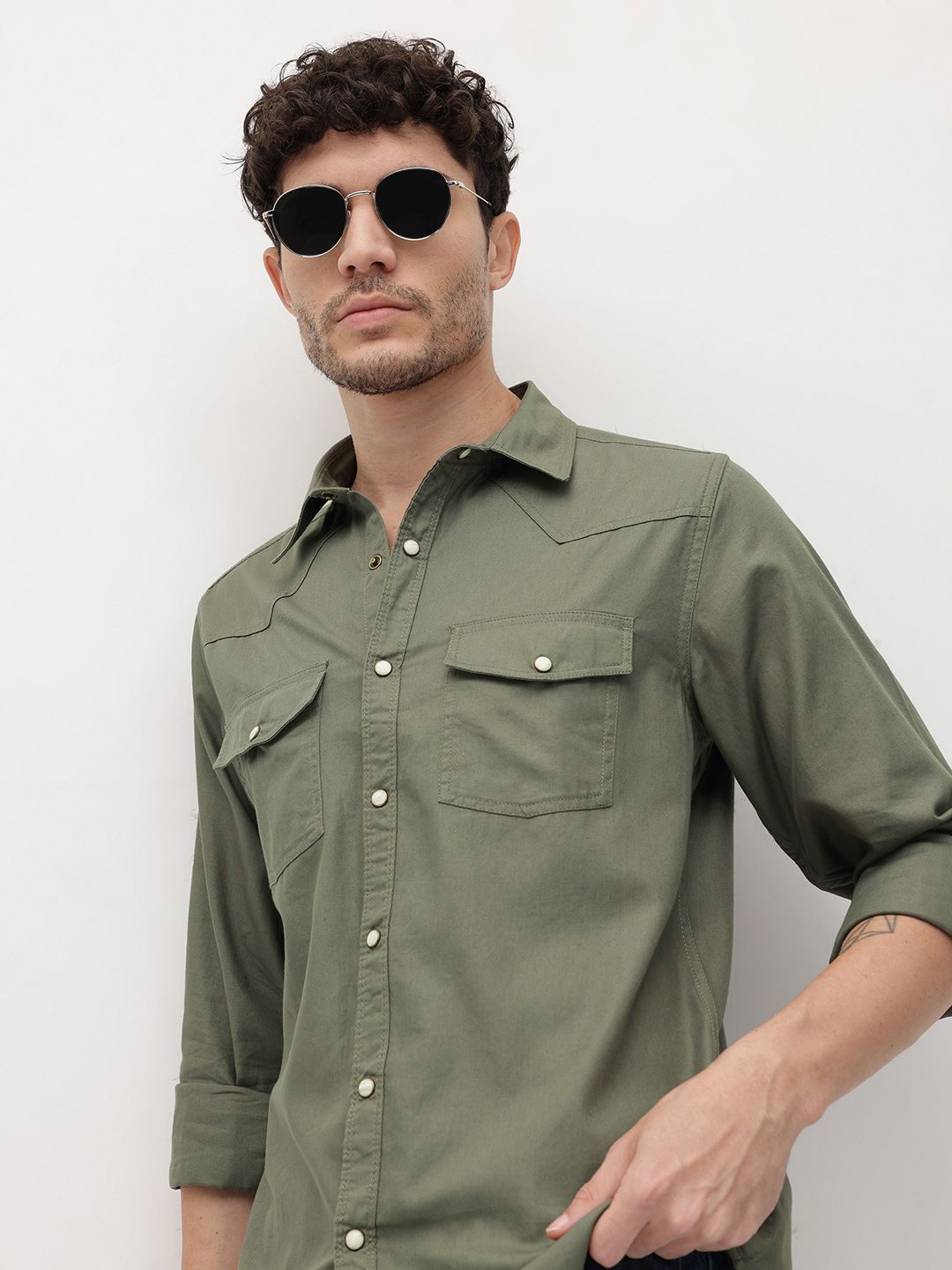 The Roadster Life Co. Pure Cotton Casual Shirt