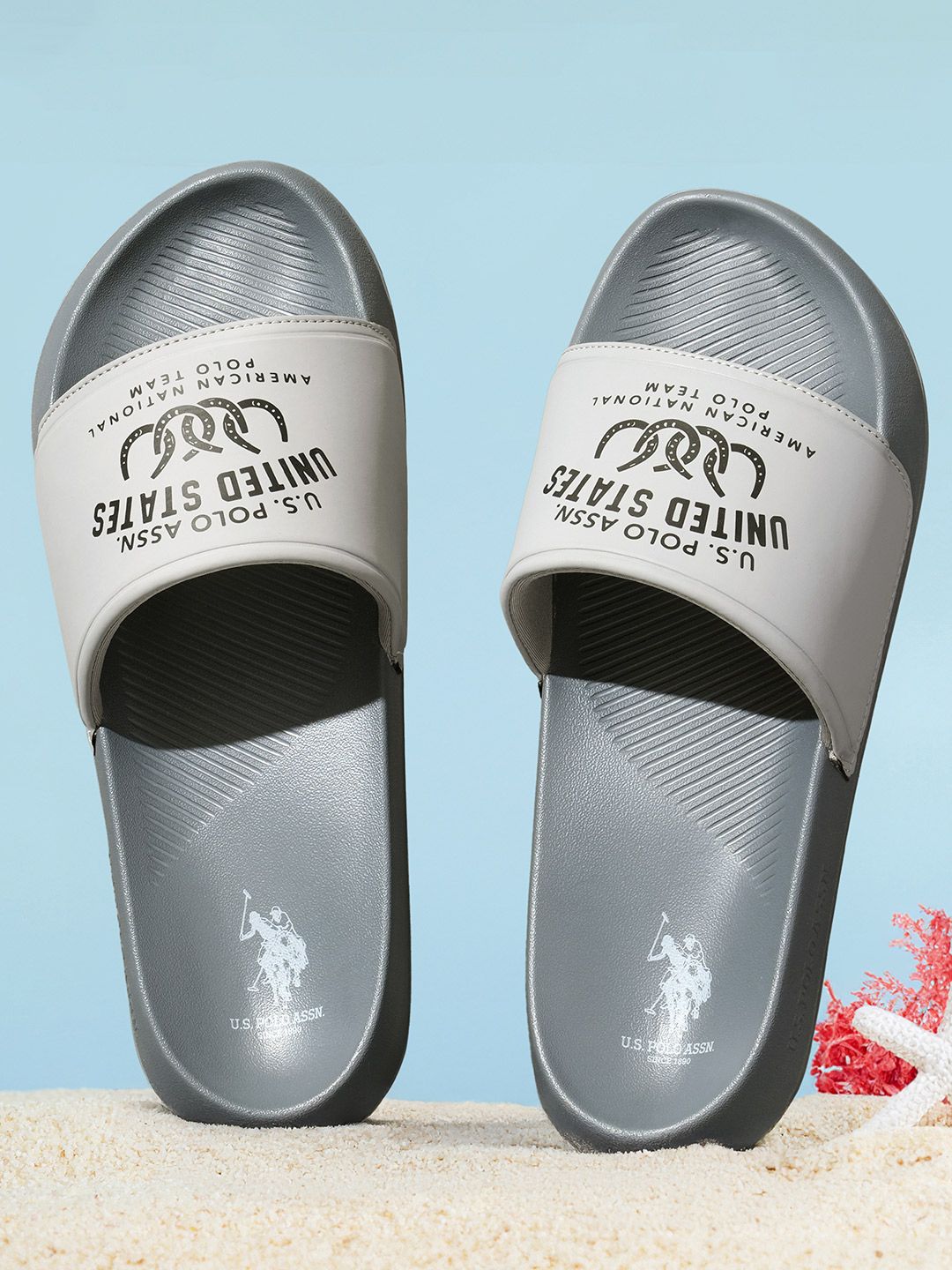 U.S. Polo Assn. TONI Men Printed Sliders