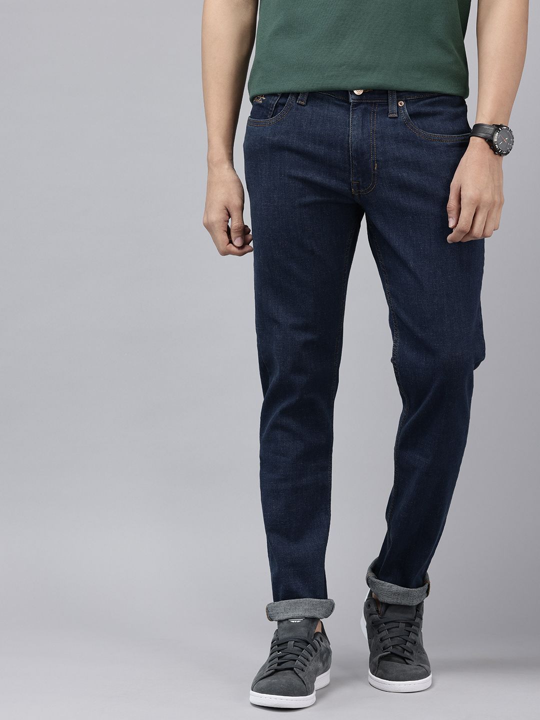 U.S. Polo Assn. Denim Co. Men Brandon Slim Tapered Fit Stretchable Jeans