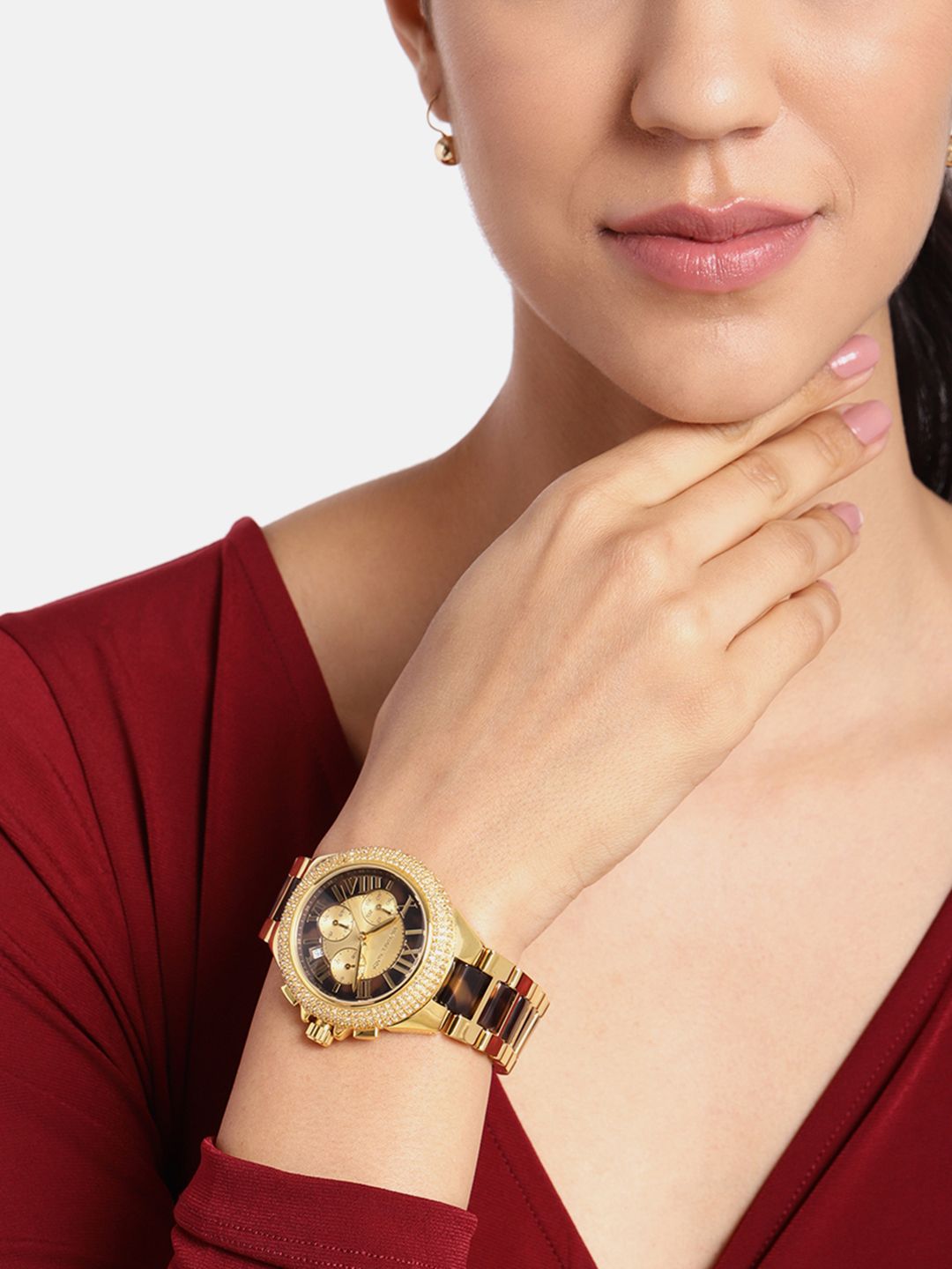 新品 MICHAEL KORS MK7269 ゴールド 腕時計 べっこう 柄 超目玉特価品 新品 MICHAEL KORS MK7269 ゴールド 腕時計 べっこう 柄