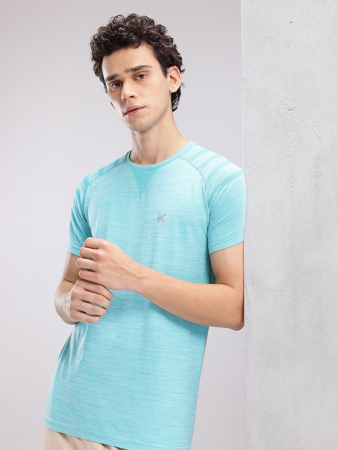 HRX by Hrithik Roshan Men Antimicrobial Rapid-Dry Yoga T-shirt