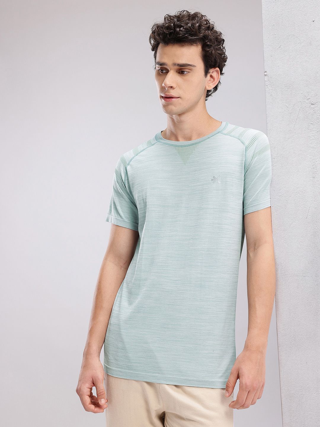 HRX by Hrithik Roshan Men Antimicrobial Rapid-Dry Yoga T-shirt