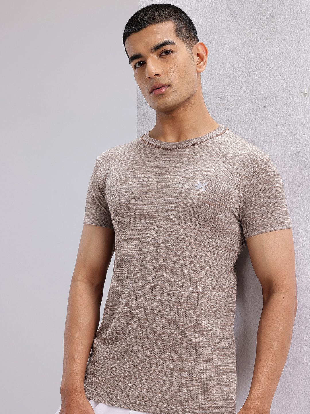 HRX by Hrithik Roshan Men Printed Rapid-Dry Yoga T-shirt