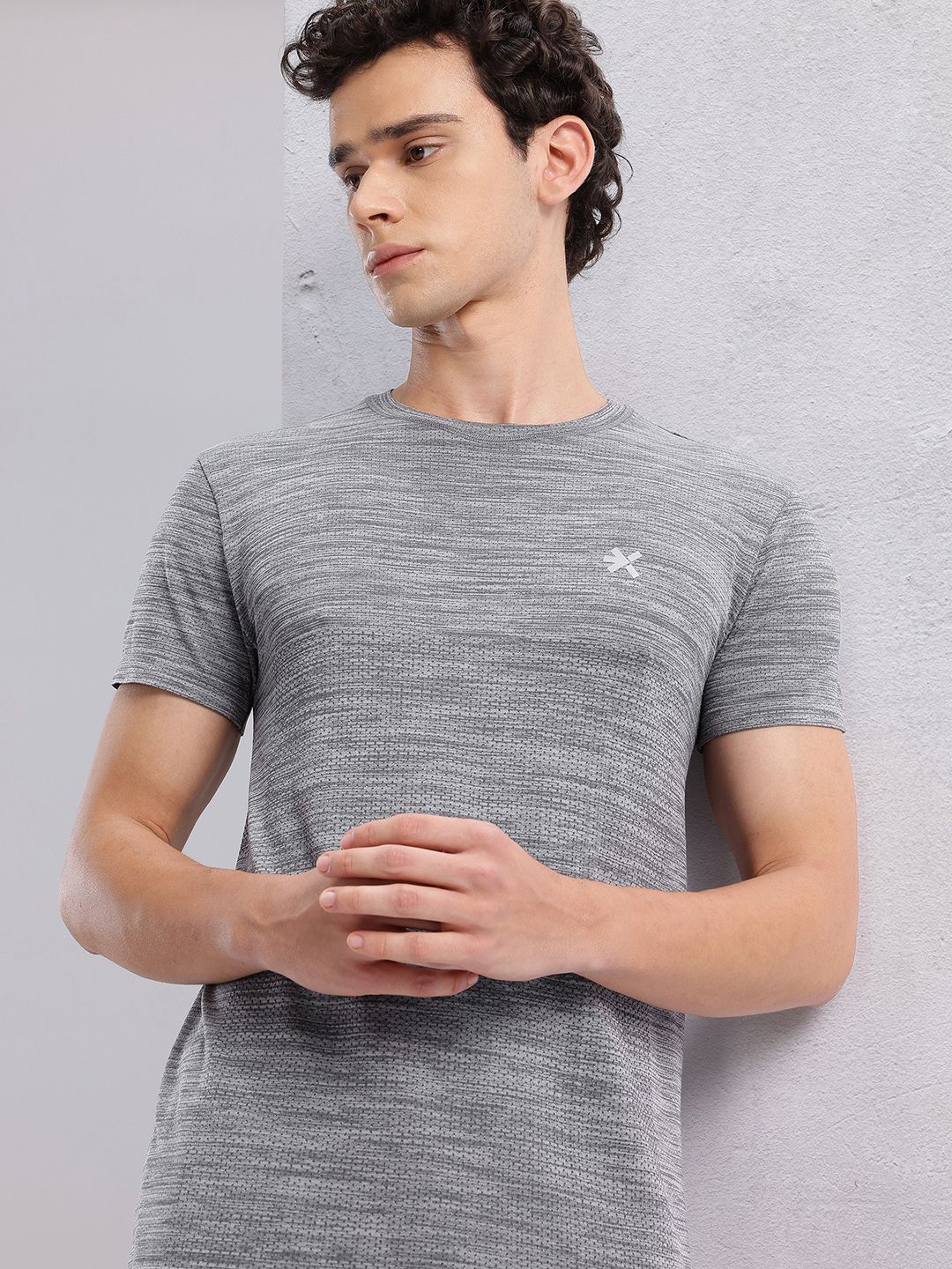 HRX by Hrithik Roshan Men Printed Rapid-Dry Yoga T-shirt