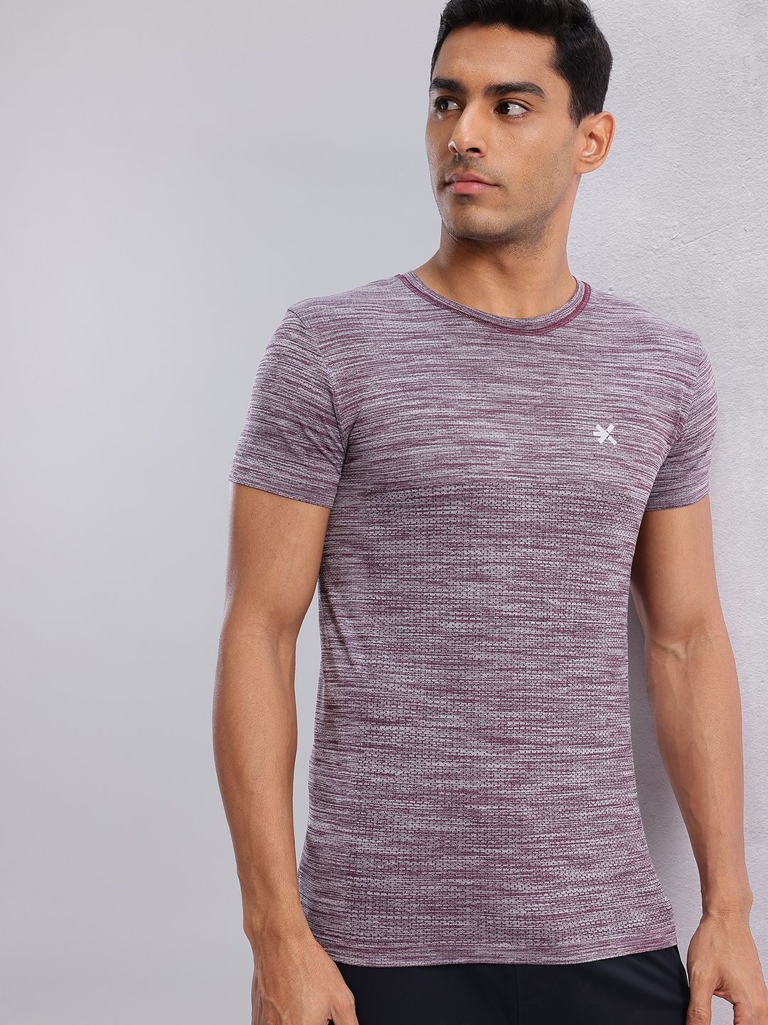 HRX by Hrithik Roshan Antimicrobial Rapid-Dry Yoga T-shirt