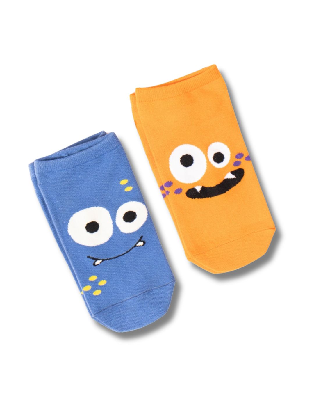 Thela Gaadi Set of 2 Unisex Low Cut Ankle-Length Socks