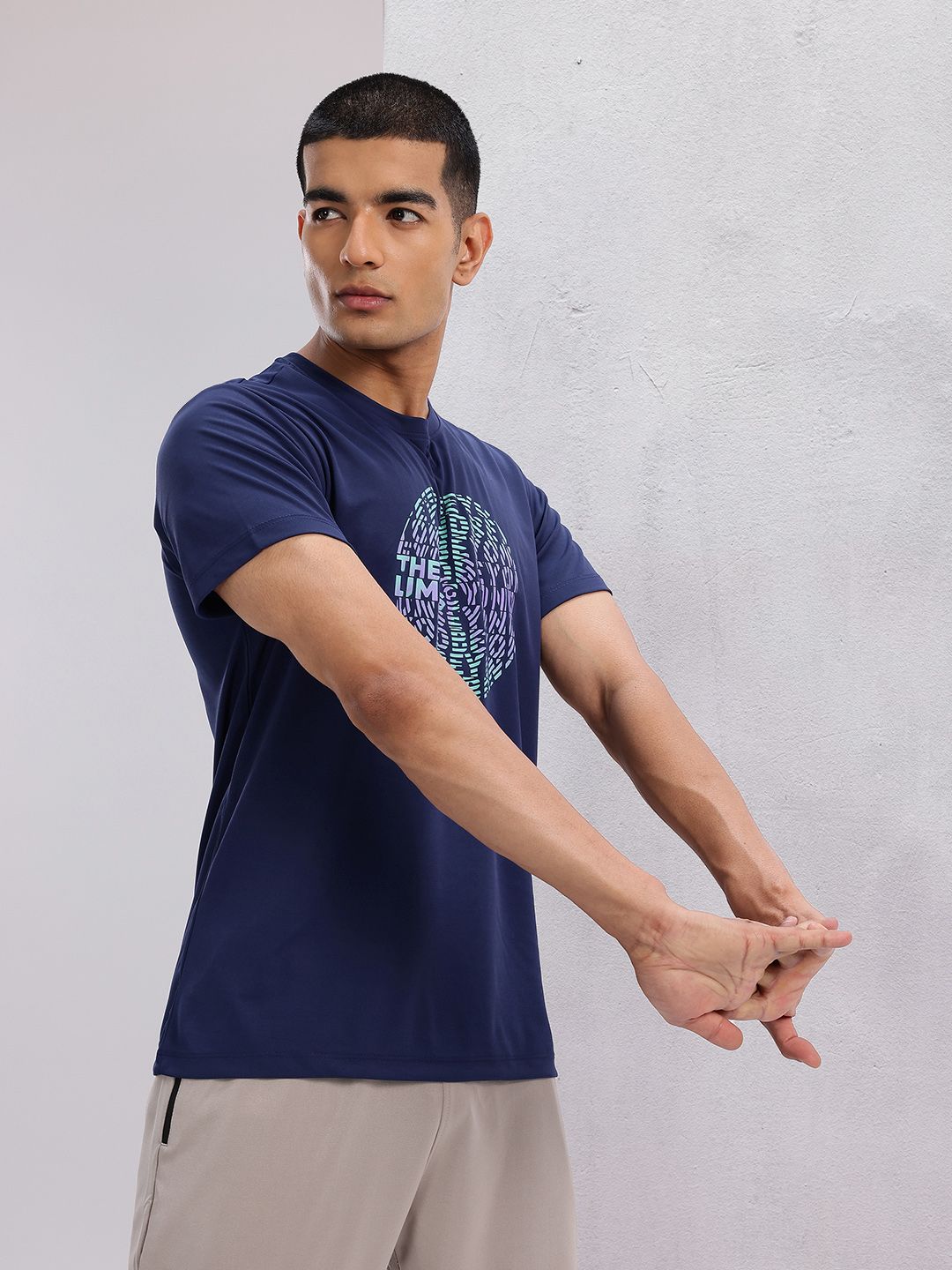 HRX by Hrithik Roshan Printed Rapid-Dry Training T-shirt