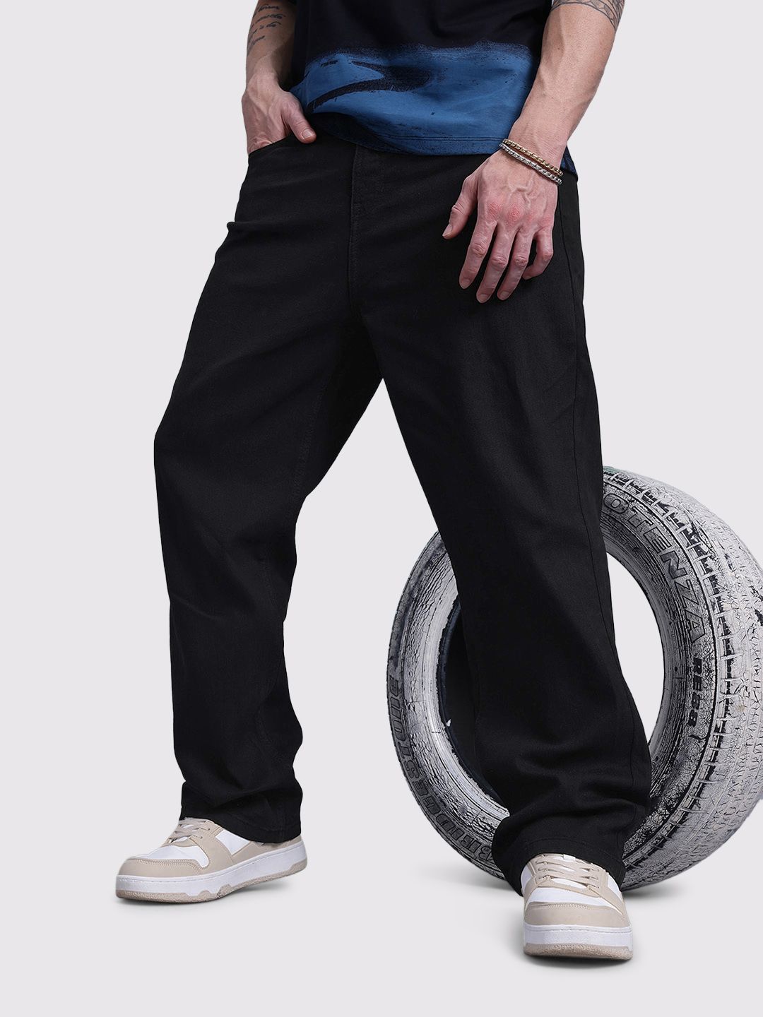 The Roadster Life Co. Men Relaxed Fit Stretchable Jeans