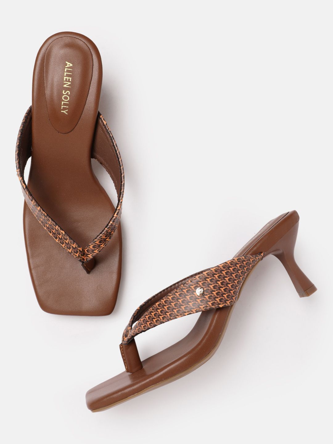 Allen Solly Printed Kitten Heels