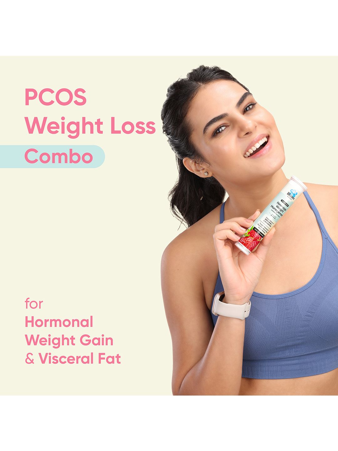 Buy Bloom Set Of 2 PCOS Powder- 20 Sachets & L-Carnitine Supplement- 20  Tablets - Nutrition and Wellbeing for Women 32564162 | Myntra